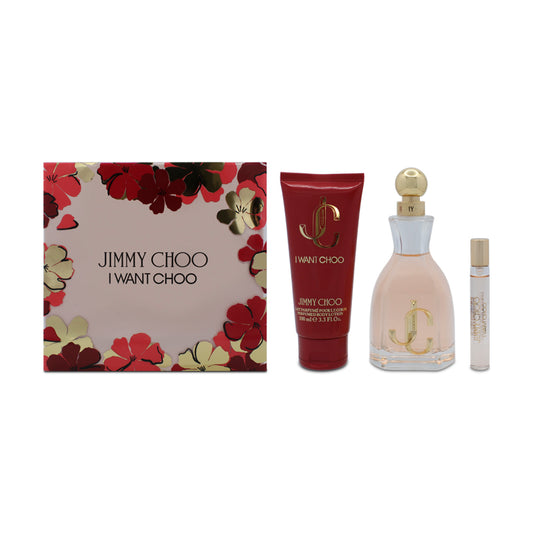 Jimmy Choo I Want Choo Eau De Parfum & Body Lotion Gift Set