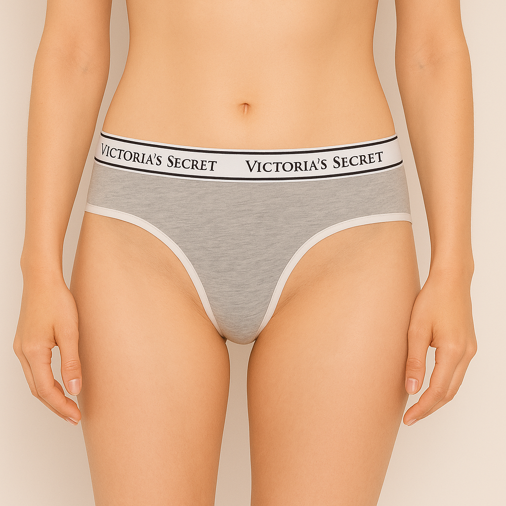Victoria's Secret Stretch Cotton Logo Hipster Knickers