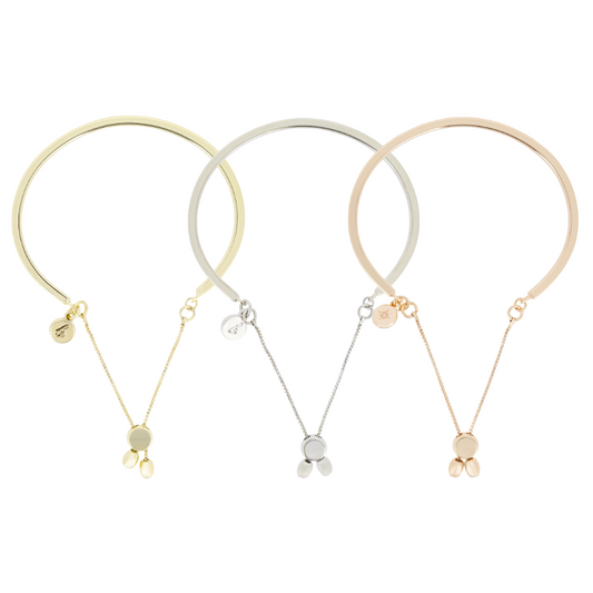 Buckley Bracelet Set Gold, Silver & Rose Gold S1112AIR (Blemished Box)