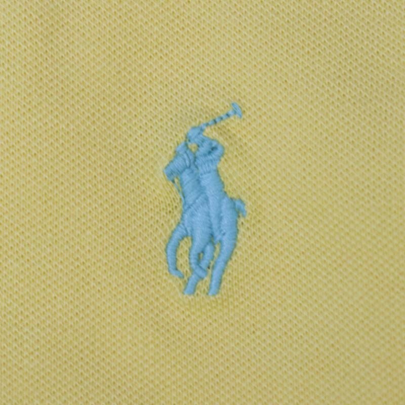 Ralph Lauren Polo Slim Fit Stretch Shirt Yellow Women's