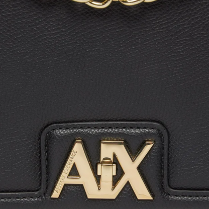 Armani Exchange Crossbody Handbag Messenger Bag Medium Black 4R731