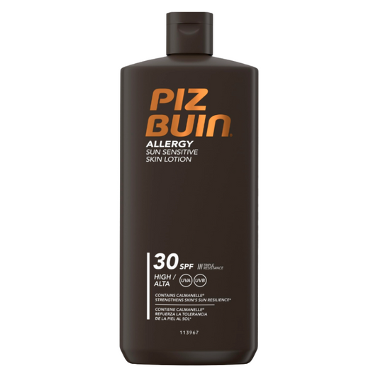 Piz Buin Allergy Sun Sensitive Skin Lotion SPF30 400ml (Blemished Box)