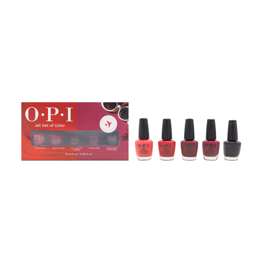 OPI Jet Set Of Colour Nail Polish Set (Blemished Box)