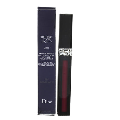 Dior Rouge Matte Liquid Lip Stain 797 Savage Matte