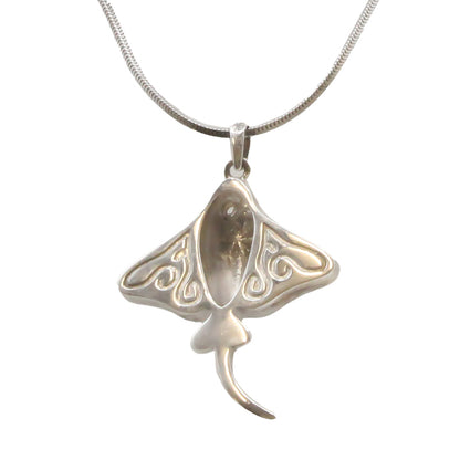 Marahlago Manta Ray Larimar Necklace