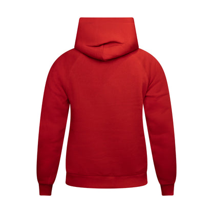 Ralph Lauren Red Fleece Hoodie | Shrunken Fit