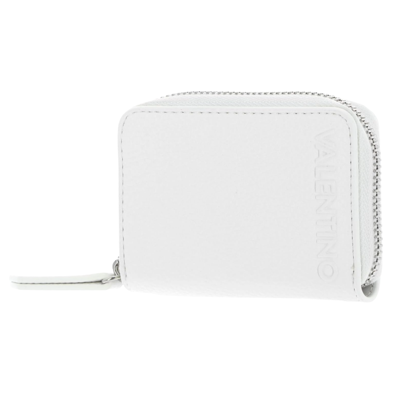 Mario Valentino Soho Zip Around Small White Purse Women's