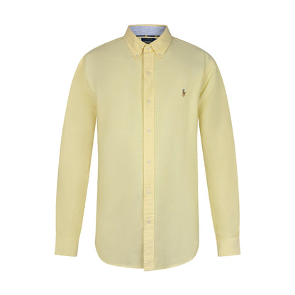 Ralph Lauren Polo Custom Fit Shirt Yellow