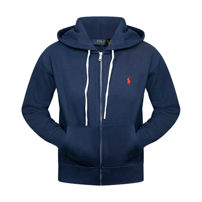 Ralph Lauren Polo Fleece Full Zip Women's Hoodie Navy