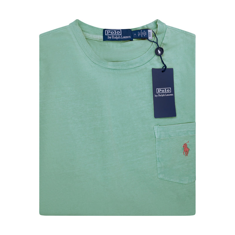 Ralph Lauren Polo Classic Fit Cotton Pocket t-Shirt Green