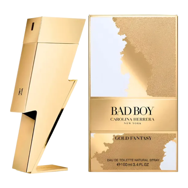 Carolina Herrera Bad Boy Gold Fantasy Eau De Toilette 100ml 