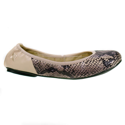 Butterfly Twists Vivienne Ballerina Flat Shoes Stone Size 4 (37)
