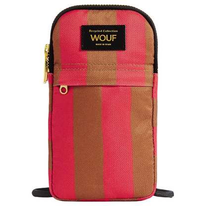 Wouf Pat Recycled Collection Crossbody Phone Bag Multi Colour