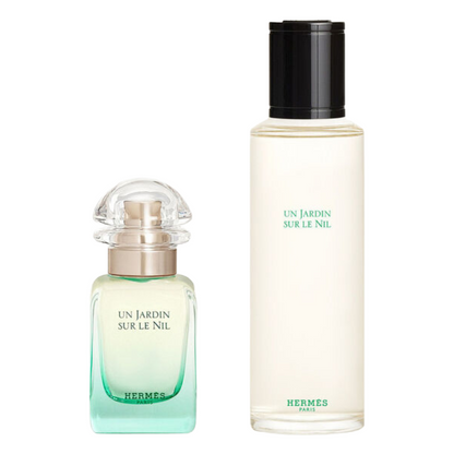 Hermes Un Jardin Sur Le Nil 125ml Eau De Toilette & 30ml Refill