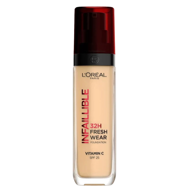 L'Oreal Infaillible 32H  Foundation 125 Warm Dore SPF25 30ml (Blemished Box)