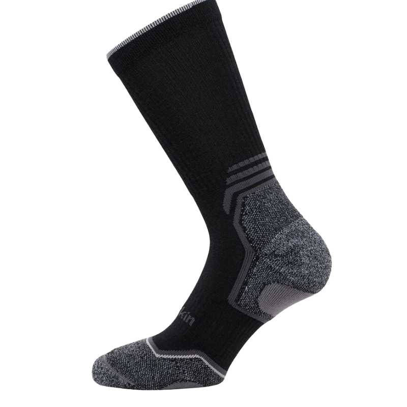 Jack Wolfskin Hiking Fast Drying Merino Wool Socks Black