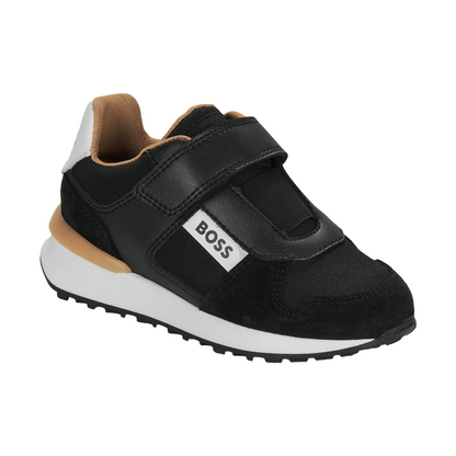 Hugo Boss Kids' Casual Trainers Black & Brown | Boys