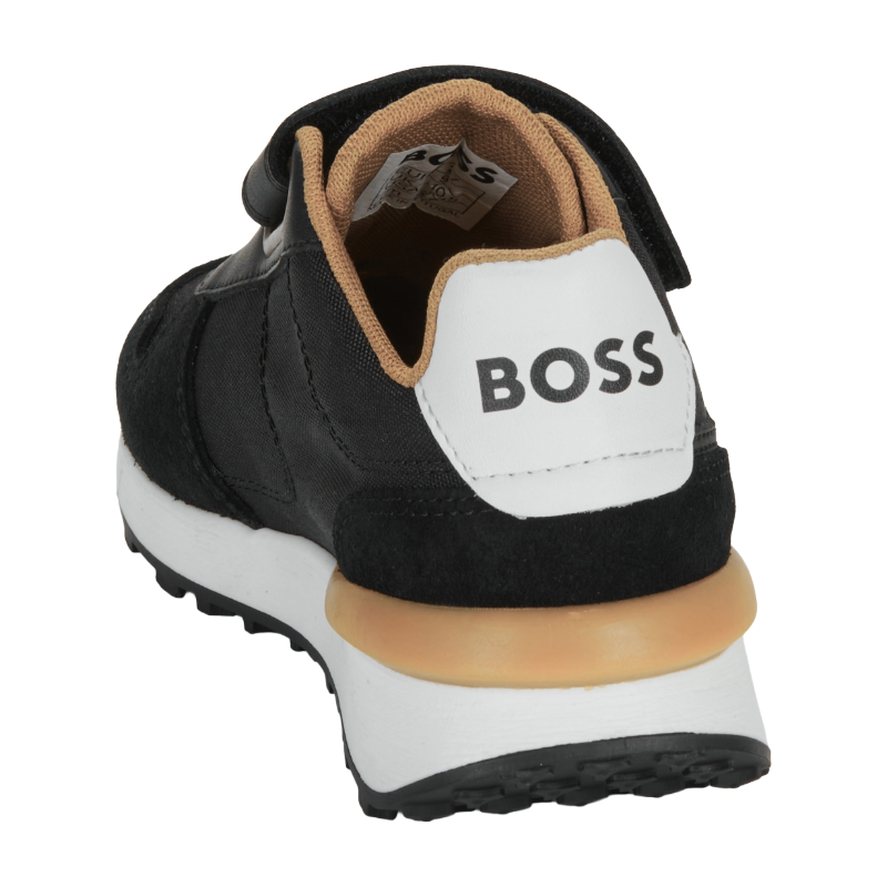 Hugo Boss Kids' Casual Trainers Black & Brown | Boys
