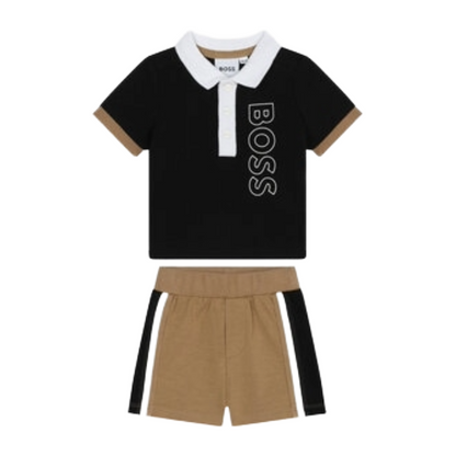 Hugo Boss Baby Boys 2 Piece Clothing Set Polo Shirt & Shorts