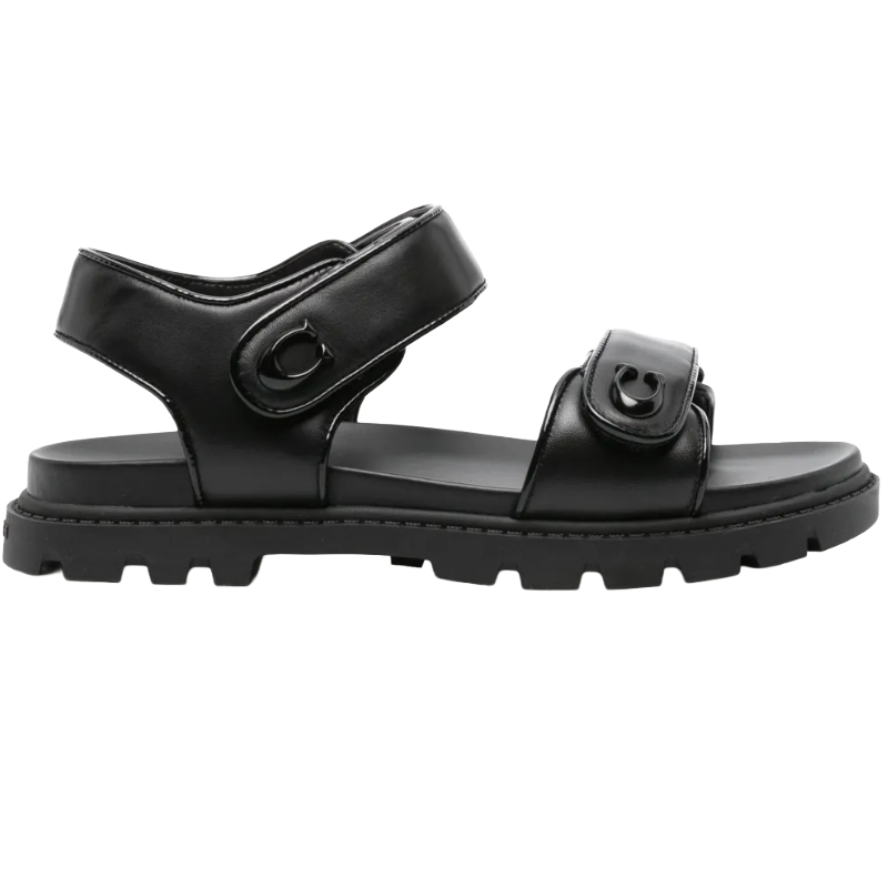 Coach Brynn Leather Women's Sandals Black