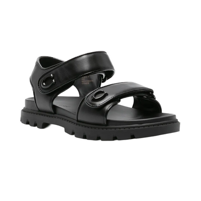 Coach Brynn Leather Women's Sandals Black