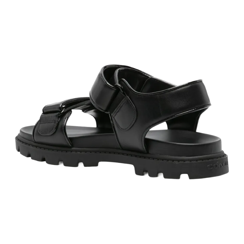 Coach Brynn Leather Women's Sandals Black