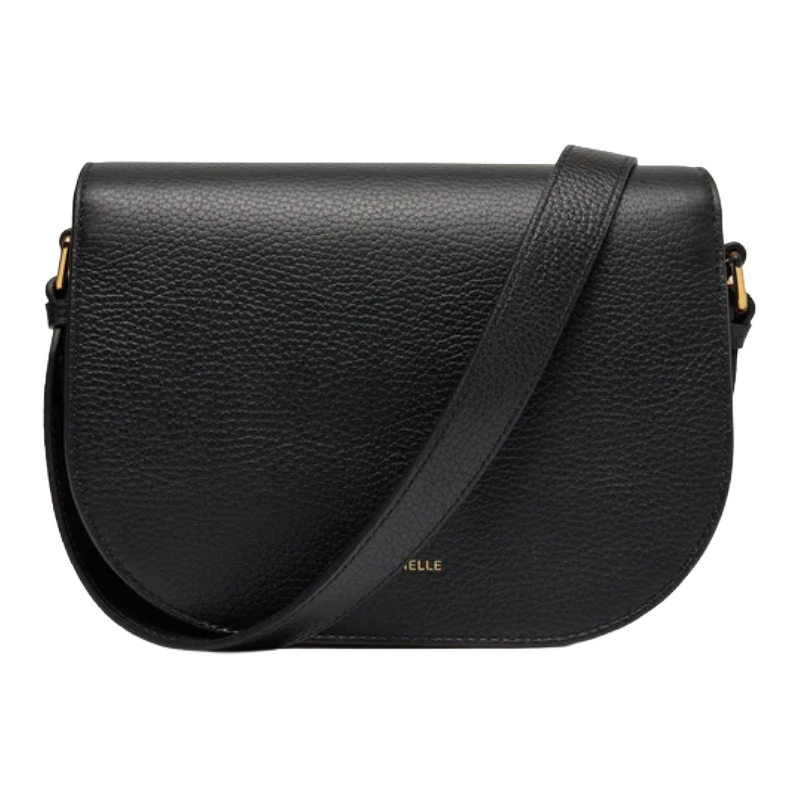 Coccinelle Women's Handbag Dew Black Leather Shoulder Bag