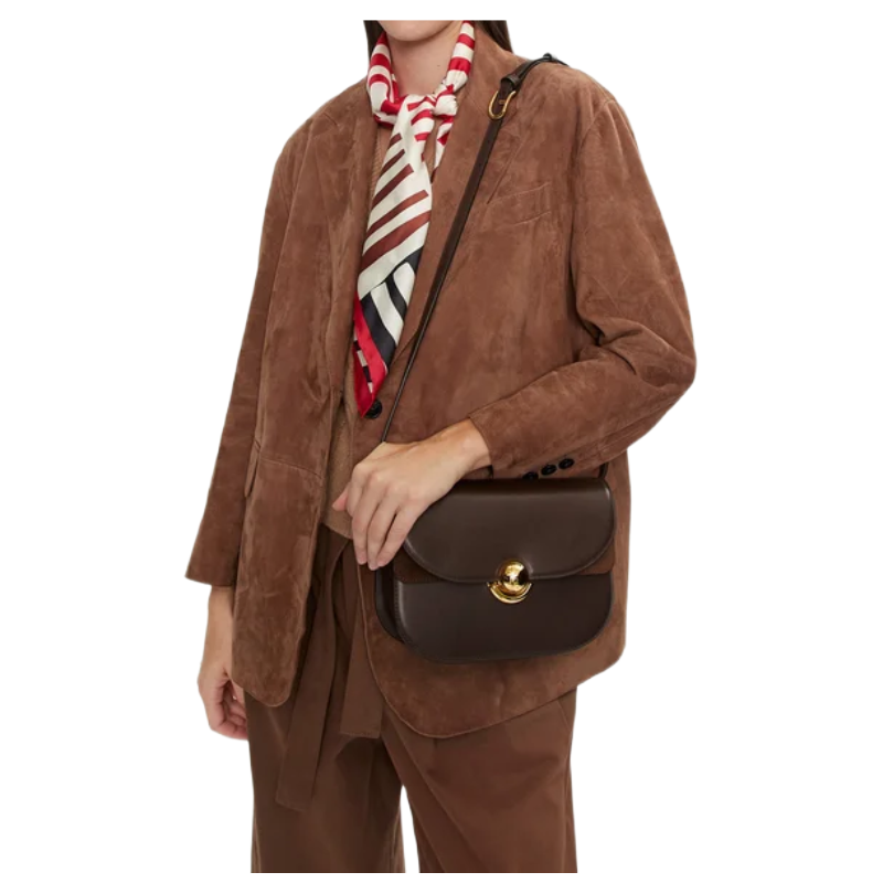 Furla Womens Sfera Crossbody Bag Chocolate WB01355