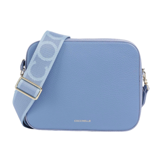 Coccinelle Womens Tebe Crossbody Bag Blue E5MN555I101