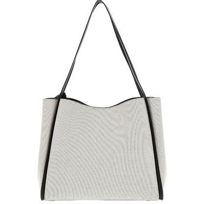 Guess Nicolette Girlfriend Satchel Bag Natural/Black