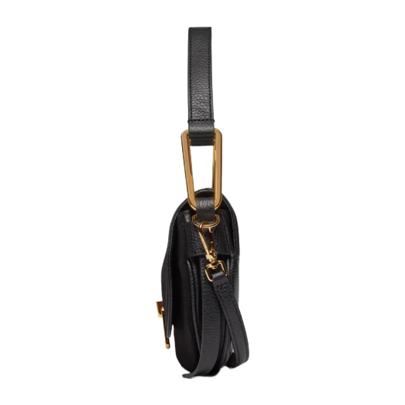 Coccinelle Womens Magie Suede Handbag Black H1PQS580101