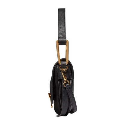 Coccinelle Womens Magie Suede Handbag Black H1PQS580101