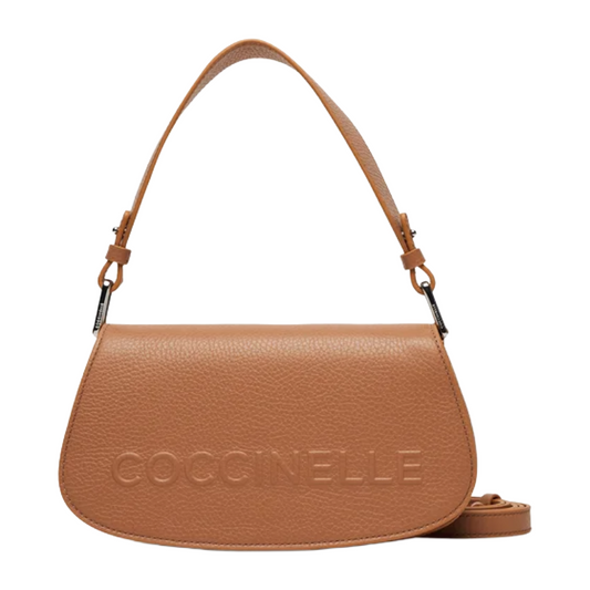 Coccinelle Womens Myrtha Maxi Log Handbag Skin Brown E5QBB520101
