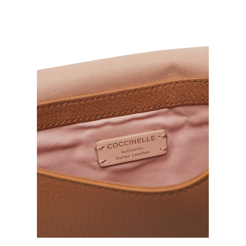 Coccinelle Womens Myrtha Maxi Log Handbag Skin Brown E5QBB520101