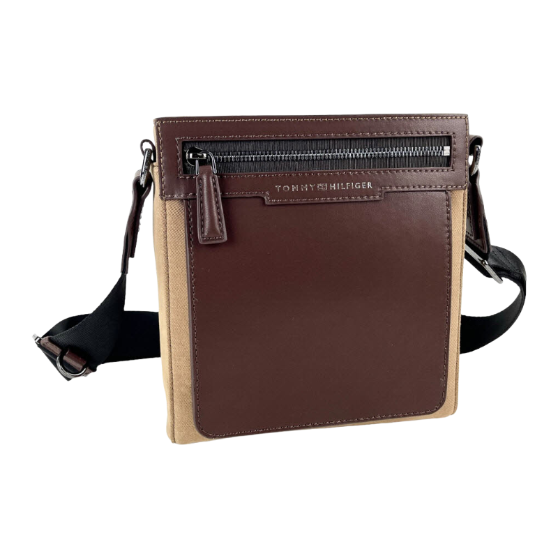 Tommy Hilfiger Mens Mini Crossbody Bag Brown AM0AM12574
