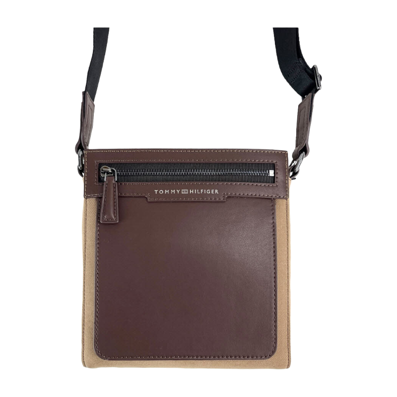 Tommy Hilfiger Mens Mini Crossbody Bag Brown AM0AM12574