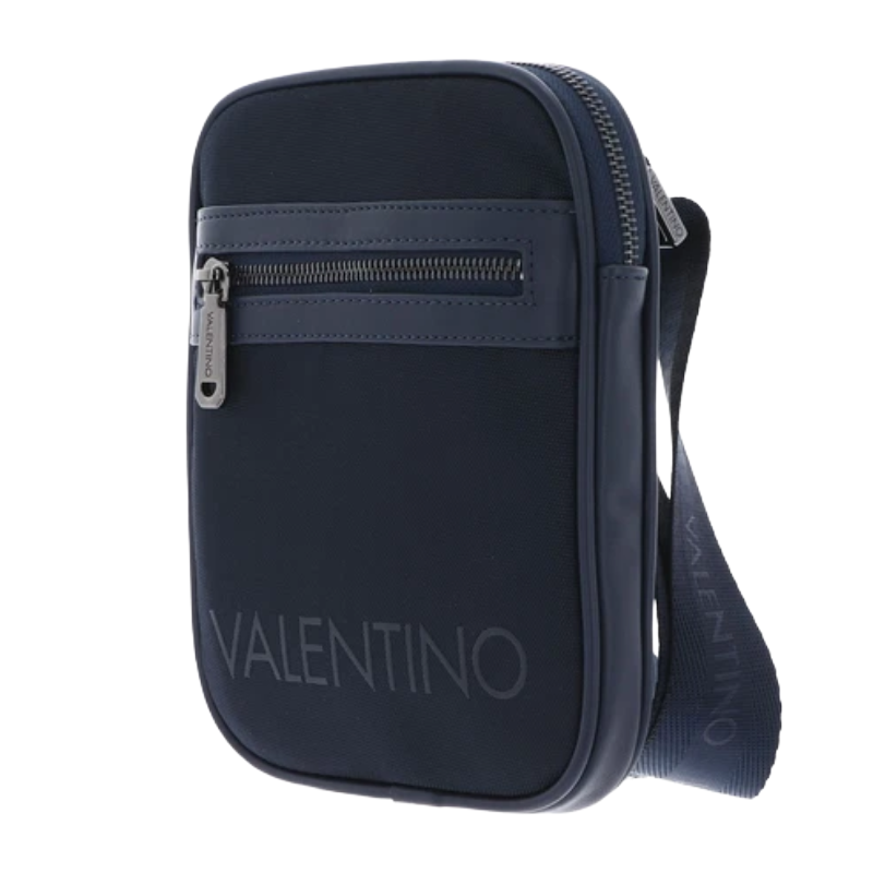 Mario Valentino Mens Oceano Re Crossbody Bag Blue VBS70D06
