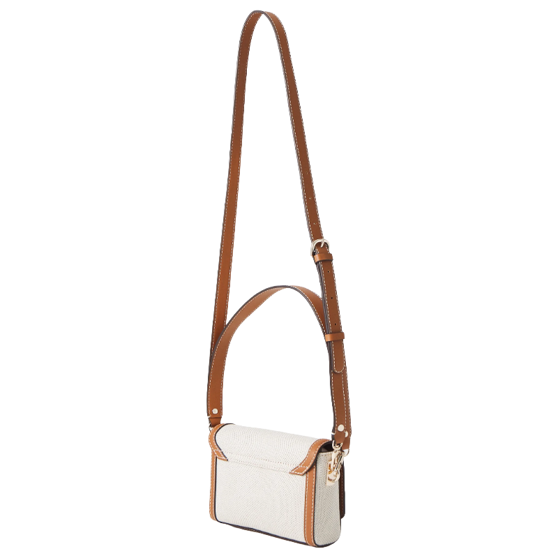 Guess Sebina Flap Shoulder Bag Caramel/Natural