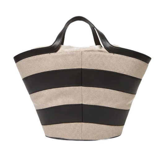 Furla Vortice Leather Tote Bag Black