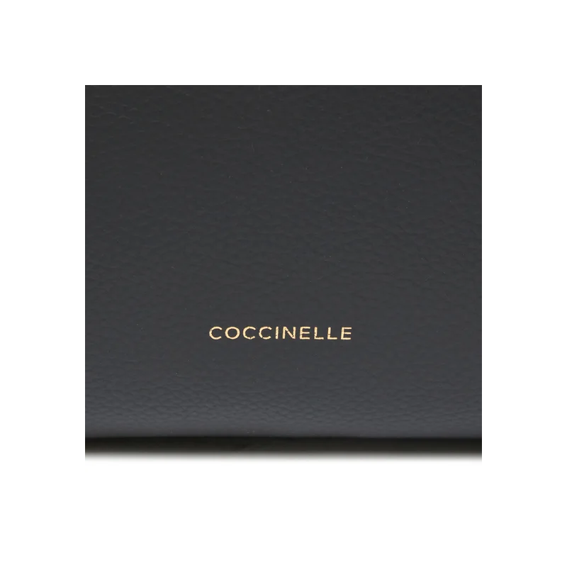 Coccinelle Womens Boheme Grana Double Grained Leather Bag Black E1M50190201