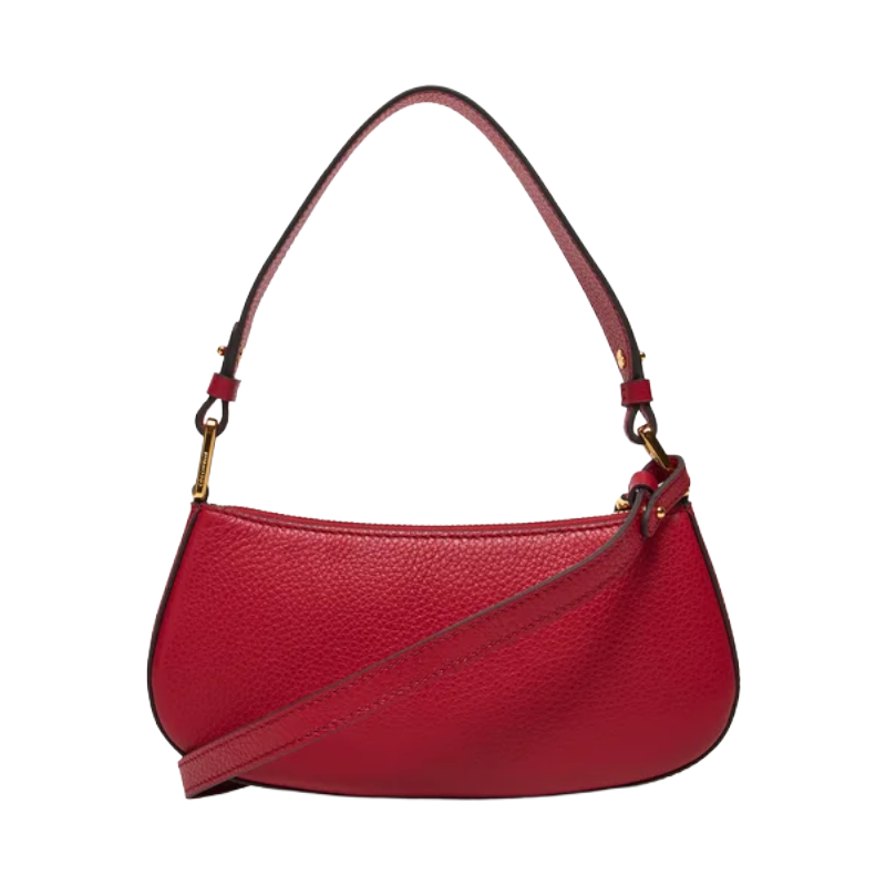 Coccinelle Womens Merveille Shoulder Bag Sangria Red E5MRF520101
