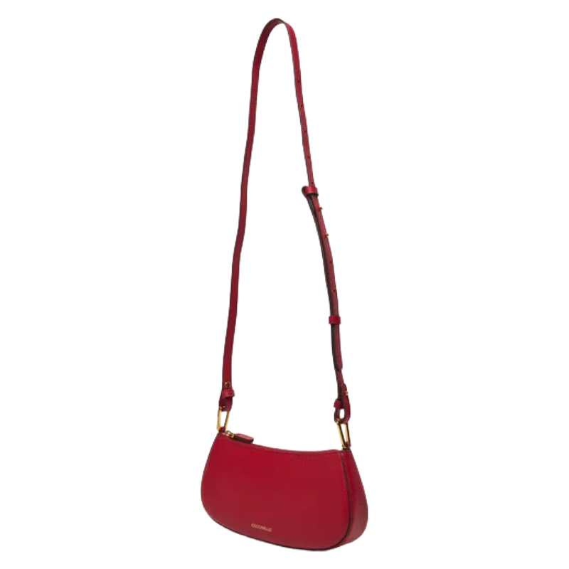 Coccinelle Womens Merveille Shoulder Bag Sangria Red E5MRF520101