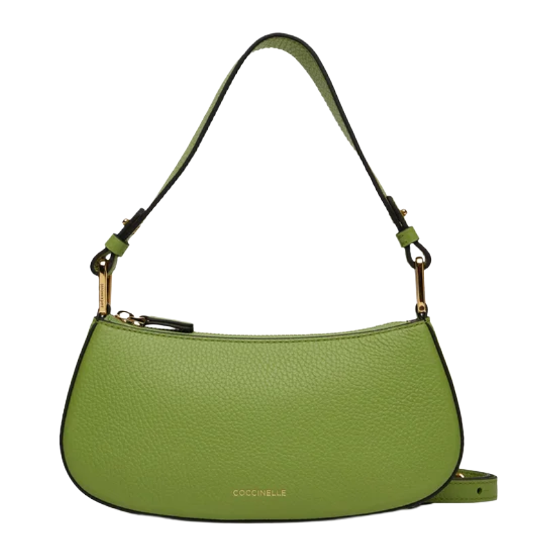 Coccinelle Womens Merveille Shoulder Bag Guacamole Green E5MRF520101