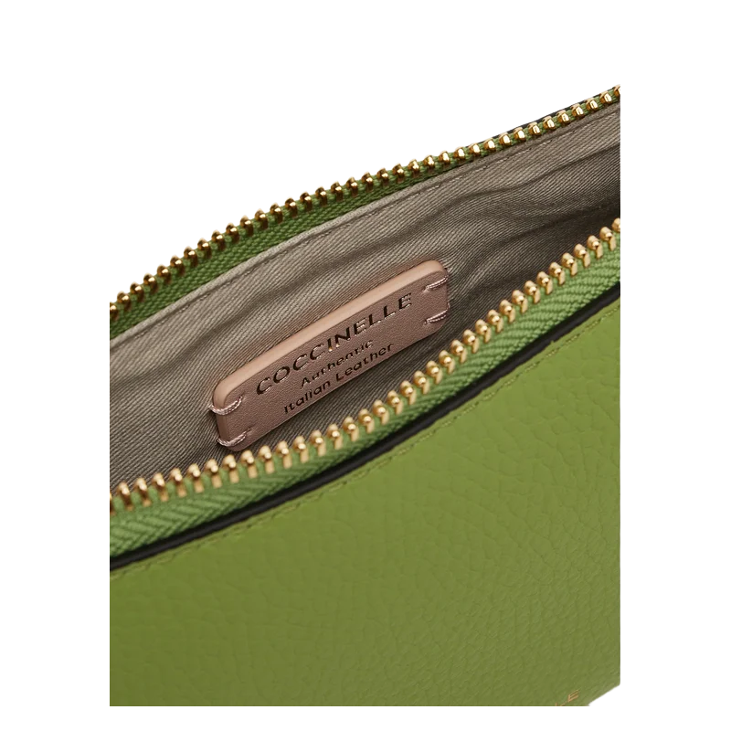 Coccinelle Womens Merveille Shoulder Bag Guacamole Green E5MRF520101