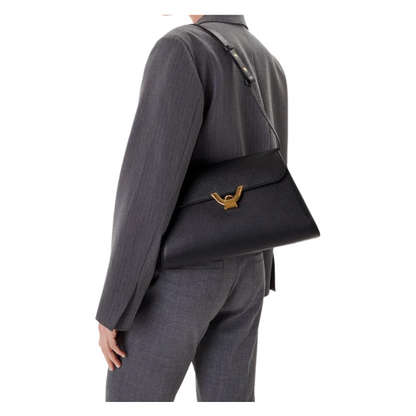 Coccinelle Womens Dew Shoulder Bag Black E1QTF120201