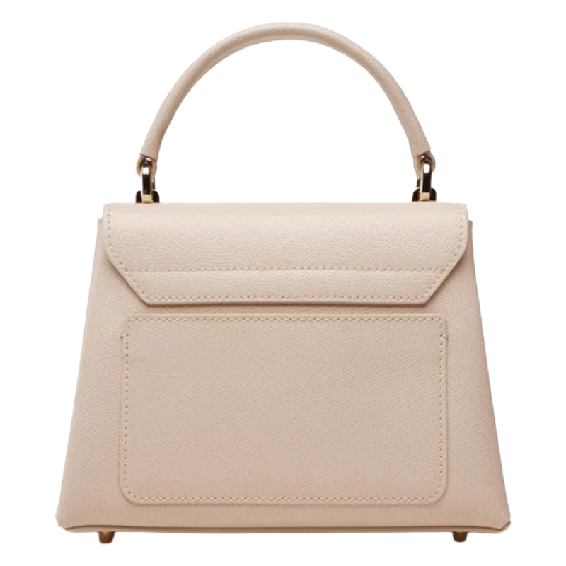 Furla 1927 Mini Top Handle Leather Handbag Ballerina (Soft Pink)