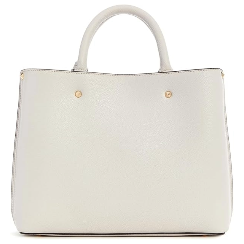 Guess Meridian Girlfriend Satchel Bag Ivory