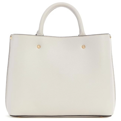 Guess Meridian Girlfriend Satchel Bag Ivory
