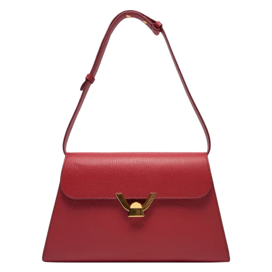 Coccinelle Womens Dew Shoulder Bag Sangria Red E1QTF120201