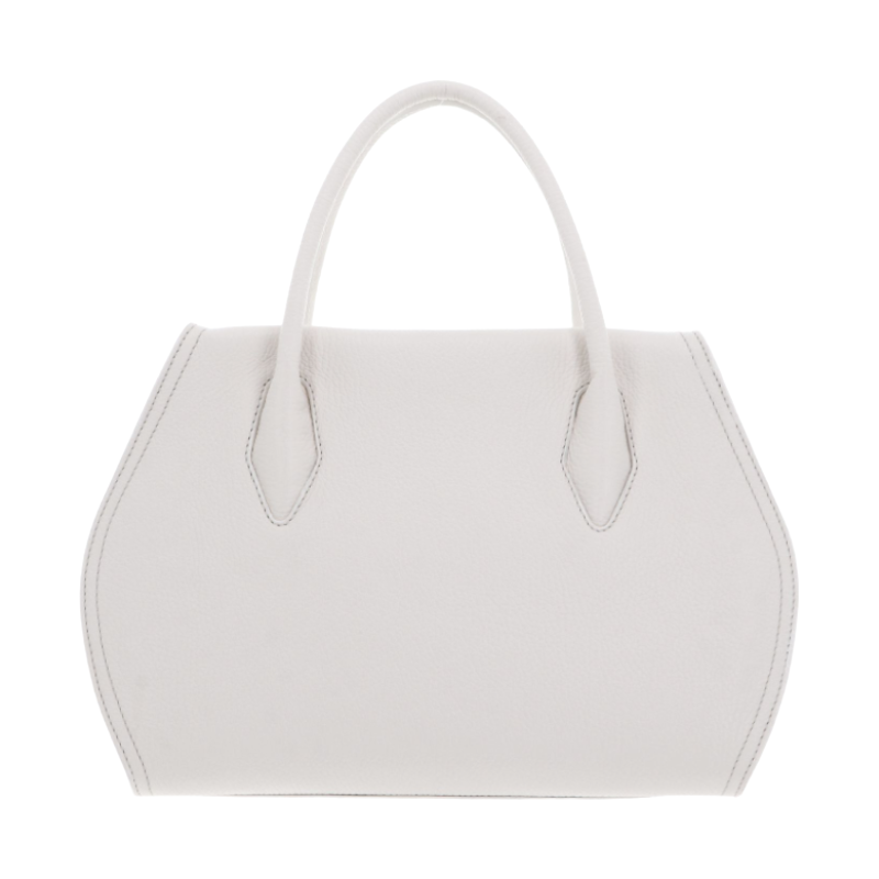 Coccinelle Womens Lord Leather Bag Blanco White E1RBF180101